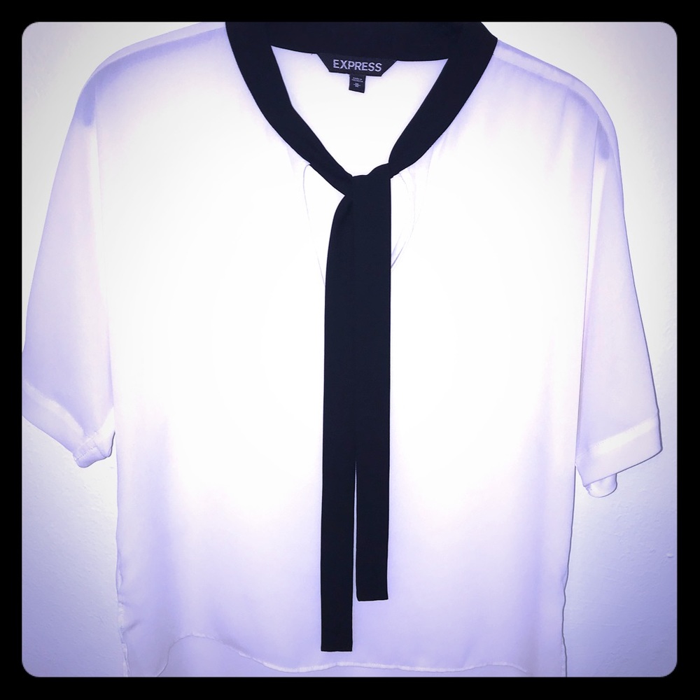 Express Tie Neck Blouse